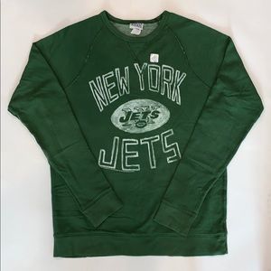 Junk Food Mens NY Jets Crewneck Sweatshirt